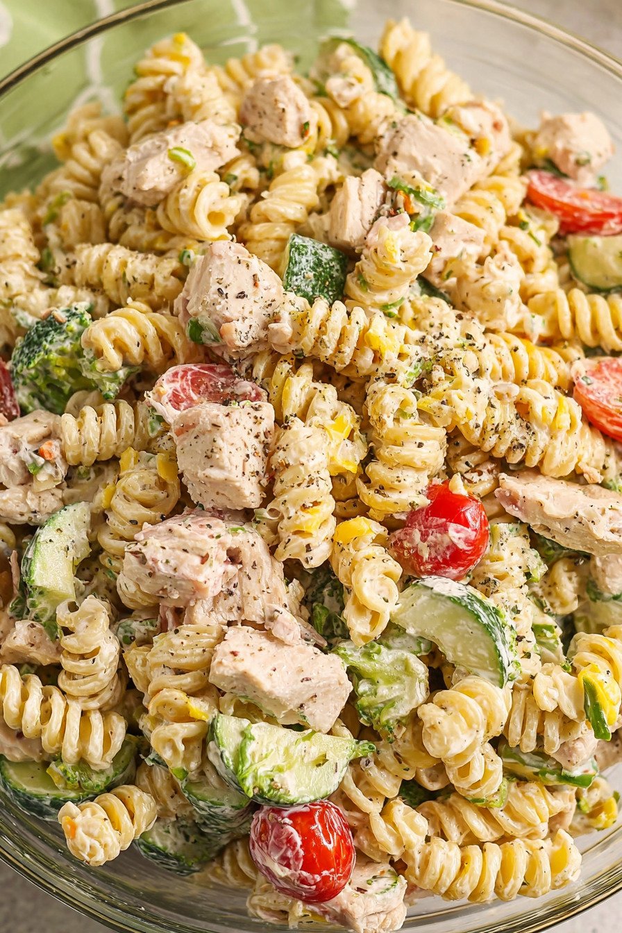 Creamy High-Protein Pasta Salad Recipe in 20 Minutes final result