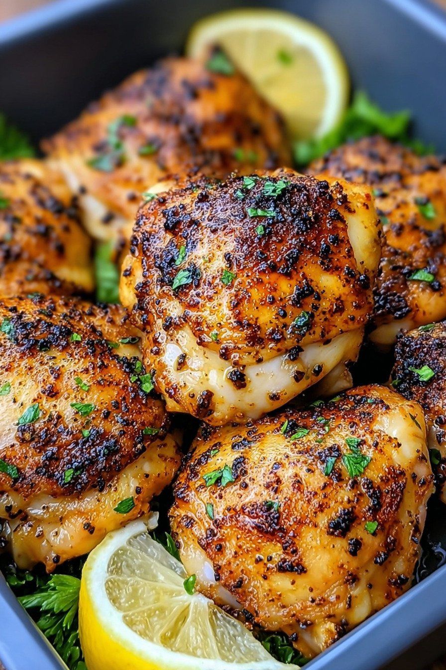 Lemon Pepper Chicken Thighs (Air Fryer) extra recipe photo