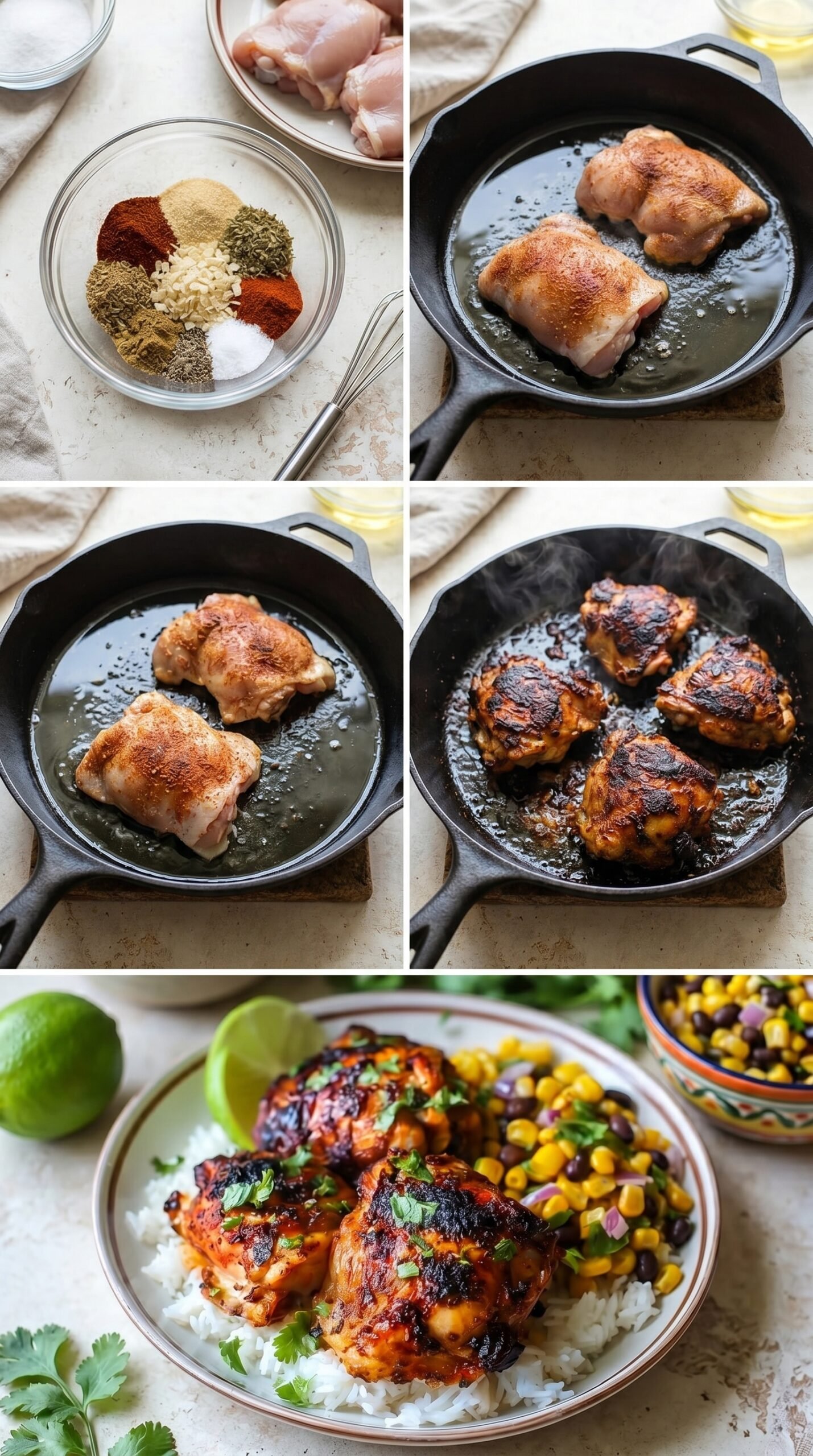 Irresistible Mexican Style Chicken Thighs Made Easy recipe instructions