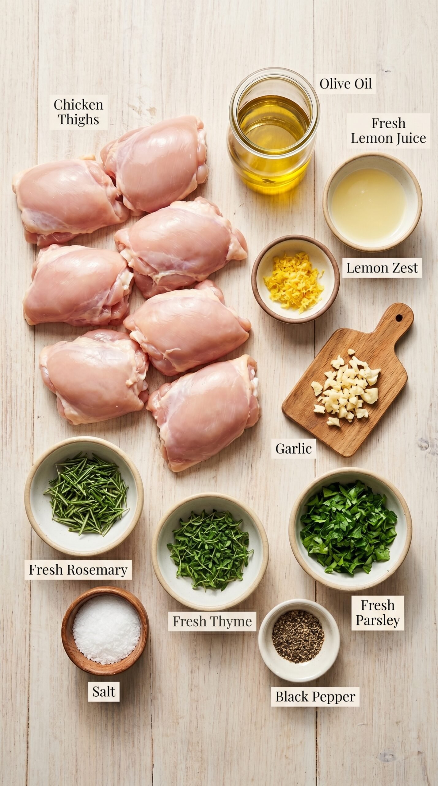 Lemon Herb Grilled Chicken recipe ingredients