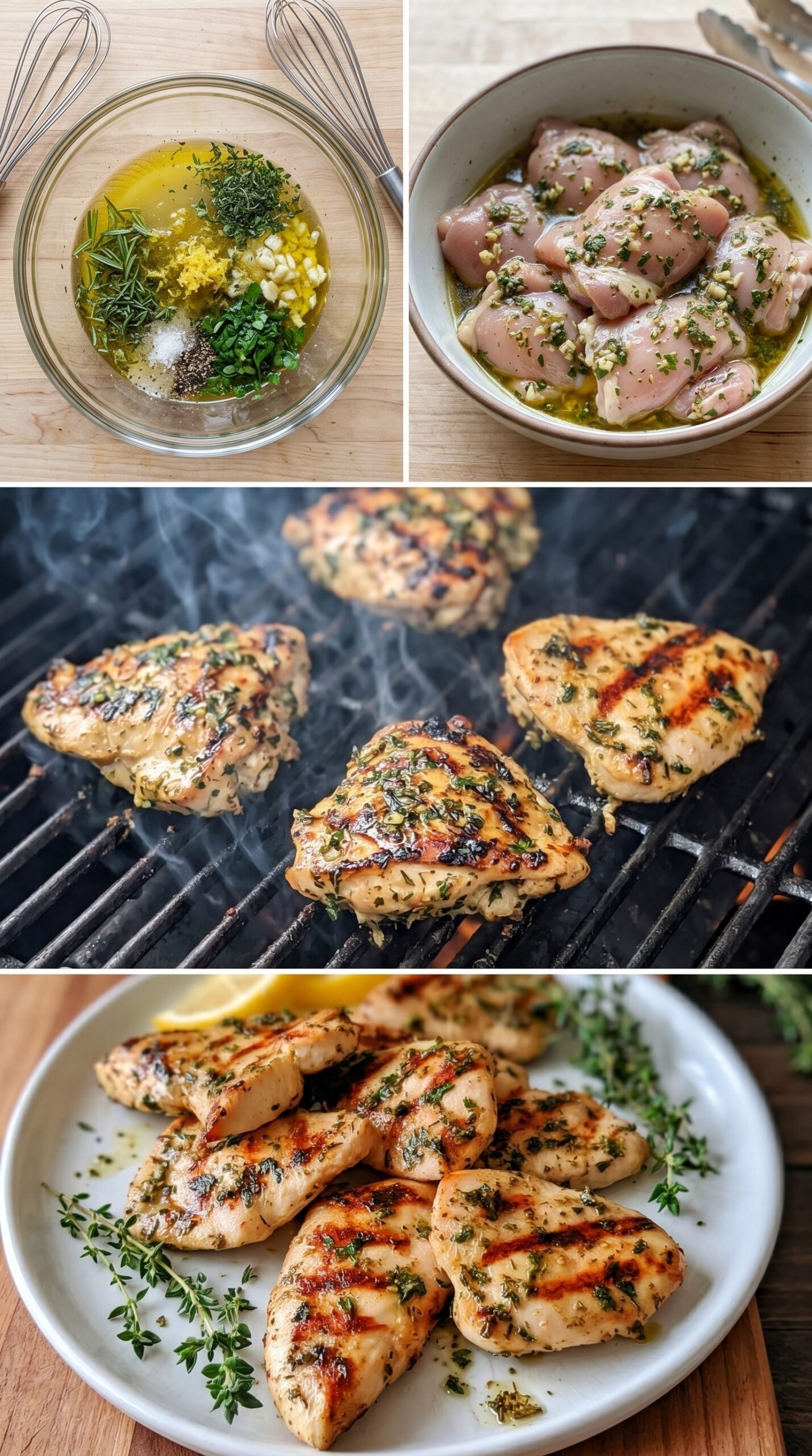 Lemon Herb Grilled Chicken recipe instructions