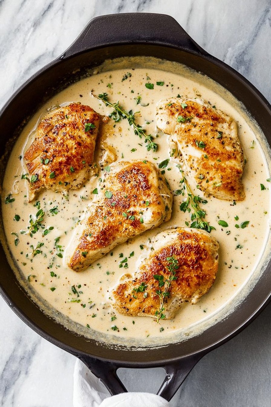Creamy Garlic Parmesan Chicken with Skillet Parmesan Garlic Sauce recipe tips