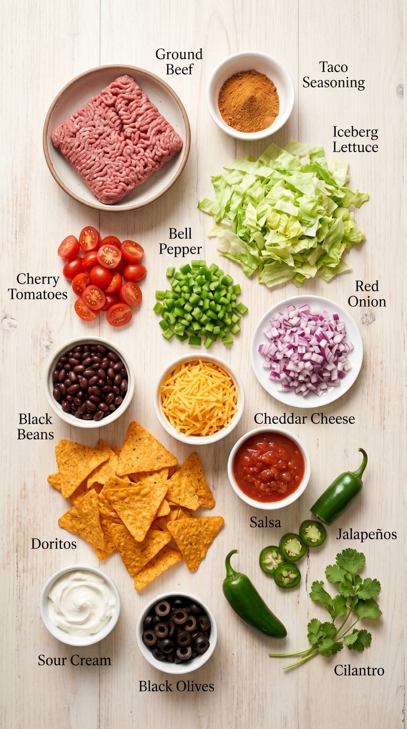 Easy Doritos Taco Salad With Crunchy Taco Salad Doritos Flavor recipe ingredients
