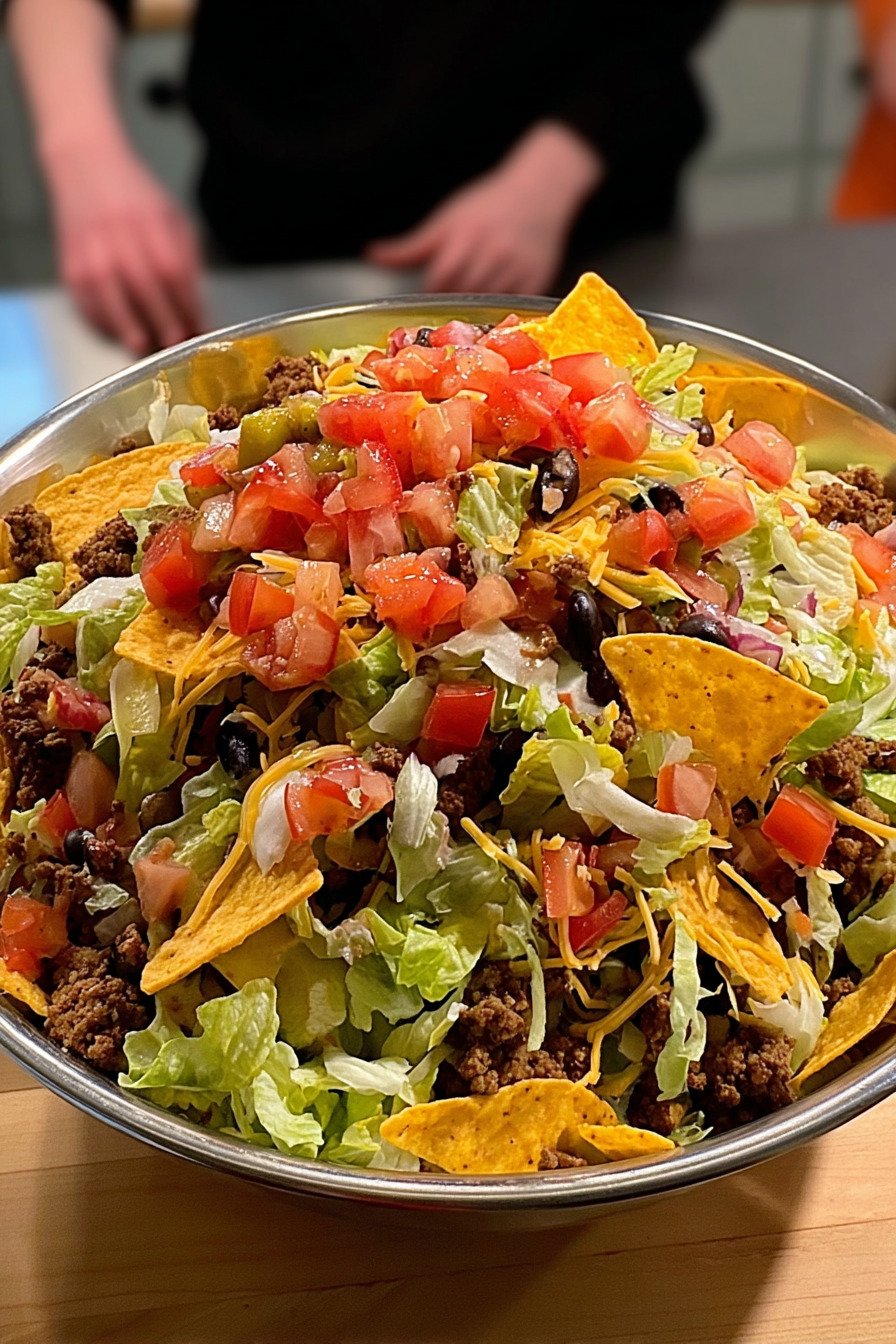 Easy Doritos Taco Salad With Crunchy Taco Salad Doritos Flavor recipe tips