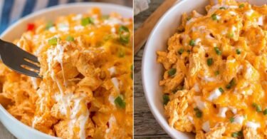 Buffalo Chicken Mac and Cheese for Creamy Slow Cooker Dinner recipe photo
