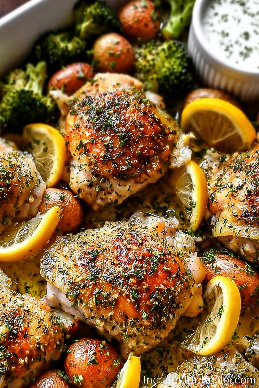 Lemon Garlic Chicken Thighs with Crispy Golden Skin recipe tips