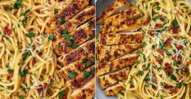 Garlic Butter Chicken Pasta for a Juicy, Savory Chicken Dinner recipe photo
