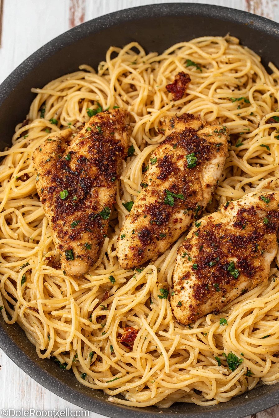 Garlic Butter Chicken Pasta for a Juicy, Savory Chicken Dinner final result