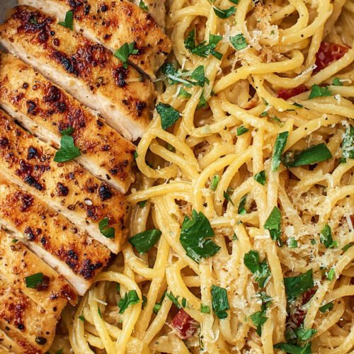 Garlic Butter Chicken Pasta for a Juicy, Savory Chicken Dinner extra recipe photo