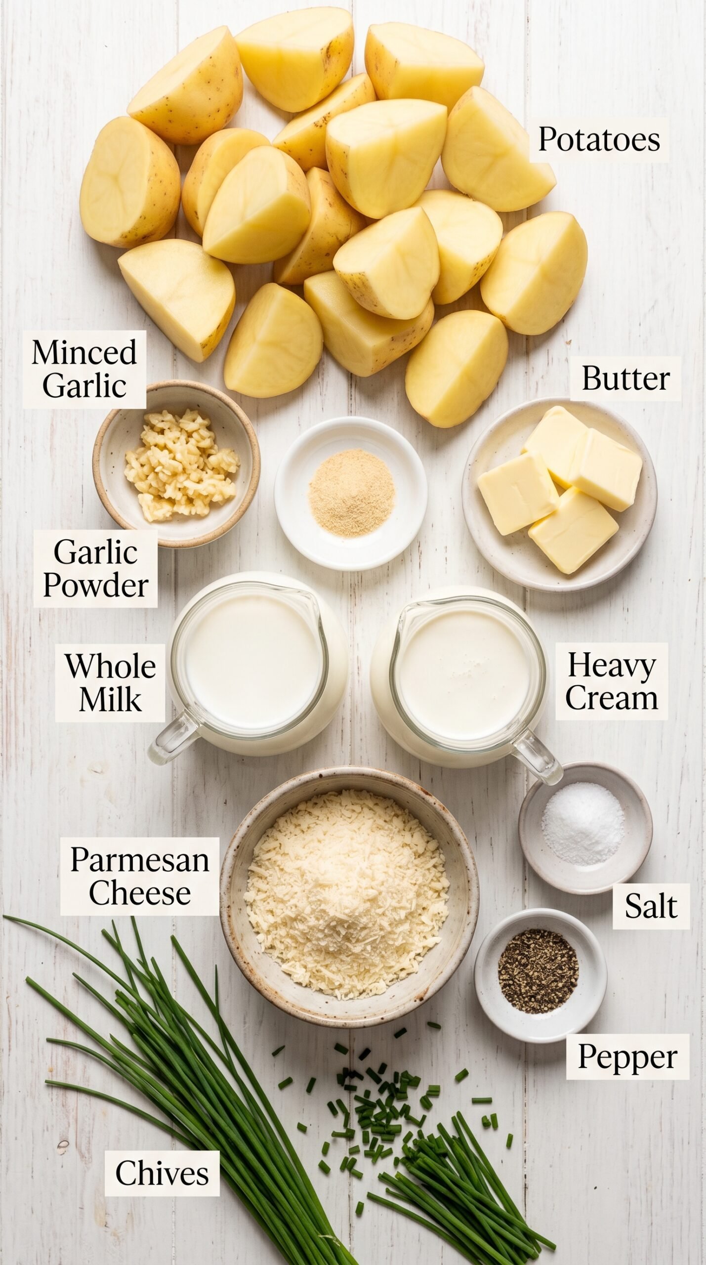 Garlic Parmesan Mashed Potatoes Recipe recipe ingredients