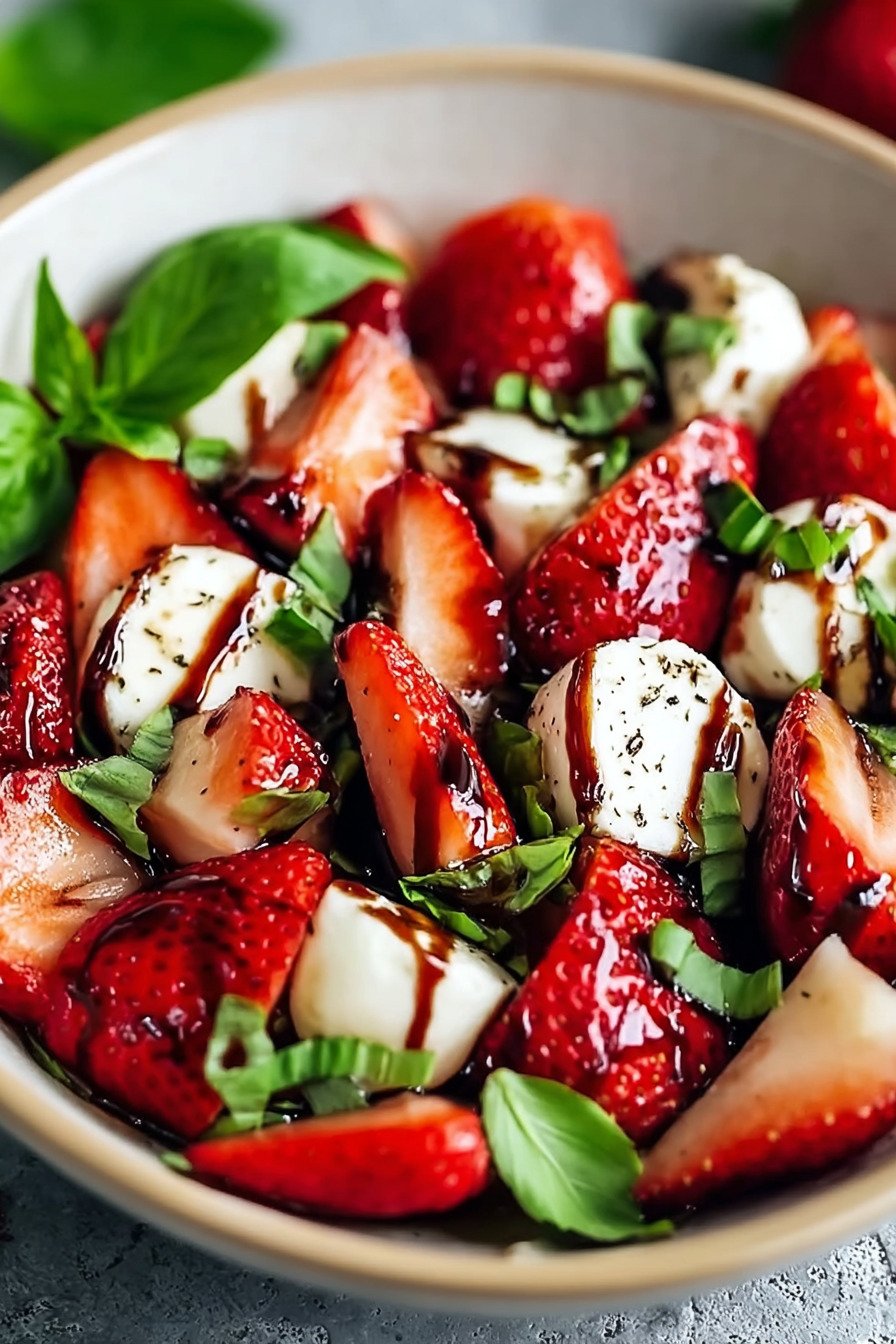 Balsamic Strawberry Caprese Salad: A Sweet Twist Awaits! recipe tips