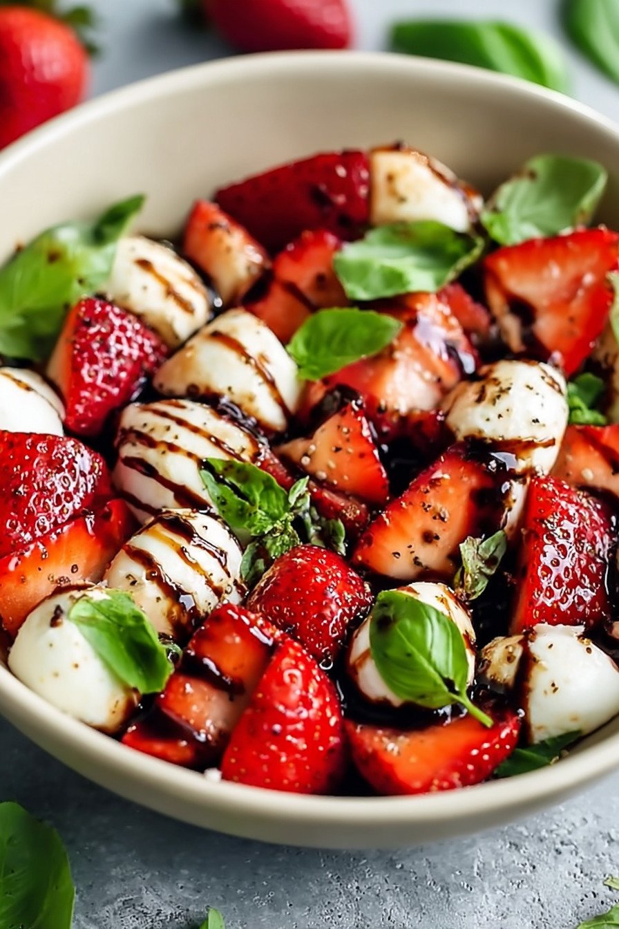 Balsamic Strawberry Caprese Salad: A Sweet Twist Awaits! final result