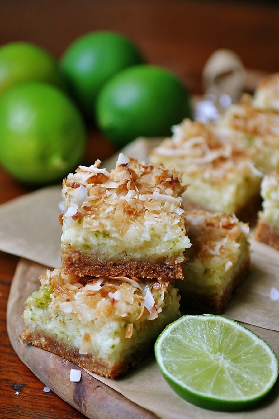 Coconut Lime Bars with Macadamia Shortbread Crust recipe tips