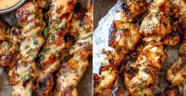 Bang Bang Chicken Skewers recipe photo