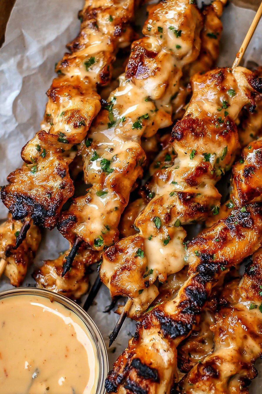 Bang Bang Chicken Skewers extra recipe photo