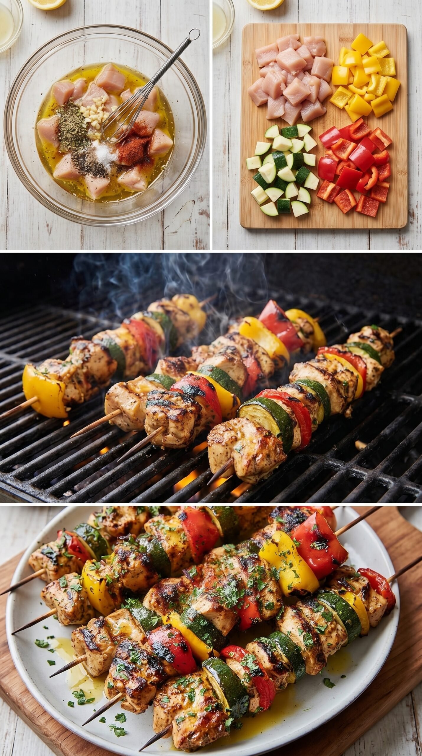 Grilled Chicken Kabobs Recipe: Easy Summer BBQ Perfection recipe instructions